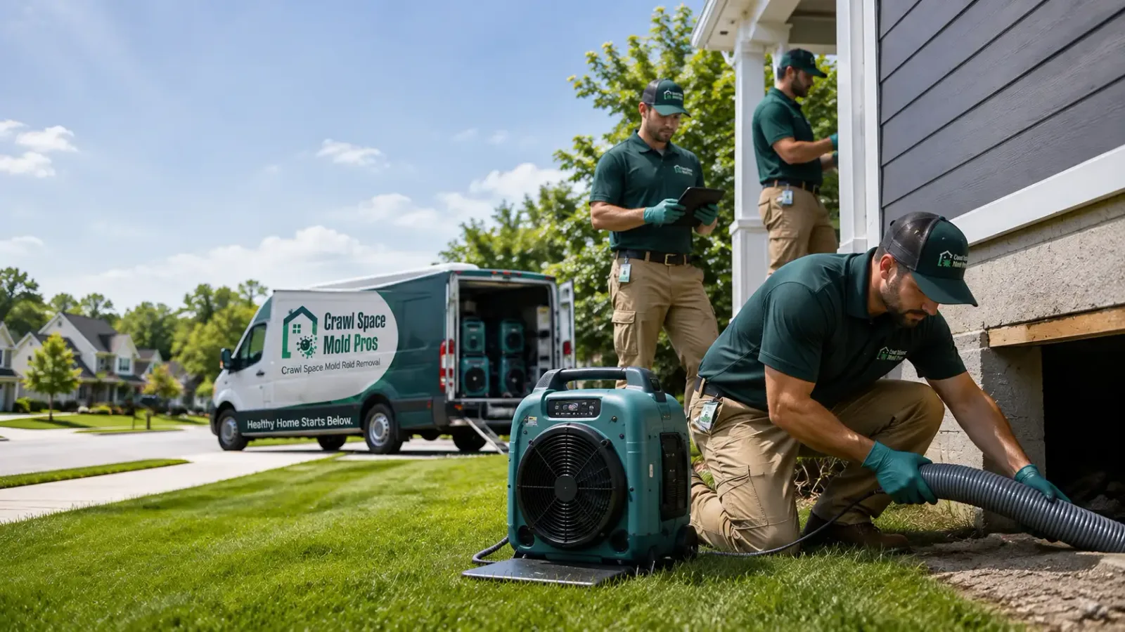 Crawl Space Mold Removal in Winterthur, DE